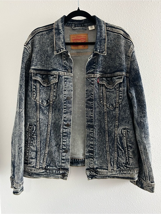 Levi's Other - Levi’s Vintage  Acid-Wash Denim Trucker Jacket